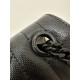 Large YSL Envelope, V Pattern with Caviar Embossed Grid Texture, Cowhide