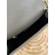 Large YSL Envelope, V Pattern with Caviar Embossed Grid Texture, Cowhide