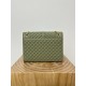 Large YSL Envelope, V Pattern with Caviar Embossed Grid Texture, Cowhide