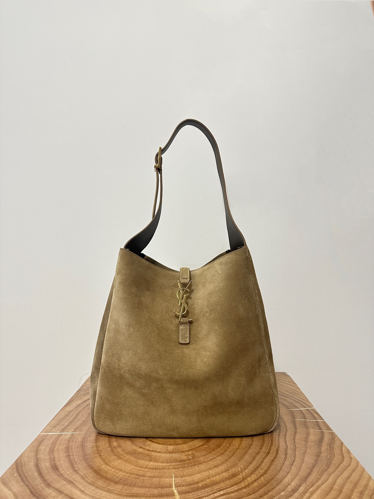 Large Le 5A7 Soft Hobo, Autumn-Winter Suede Series Underarm Bag