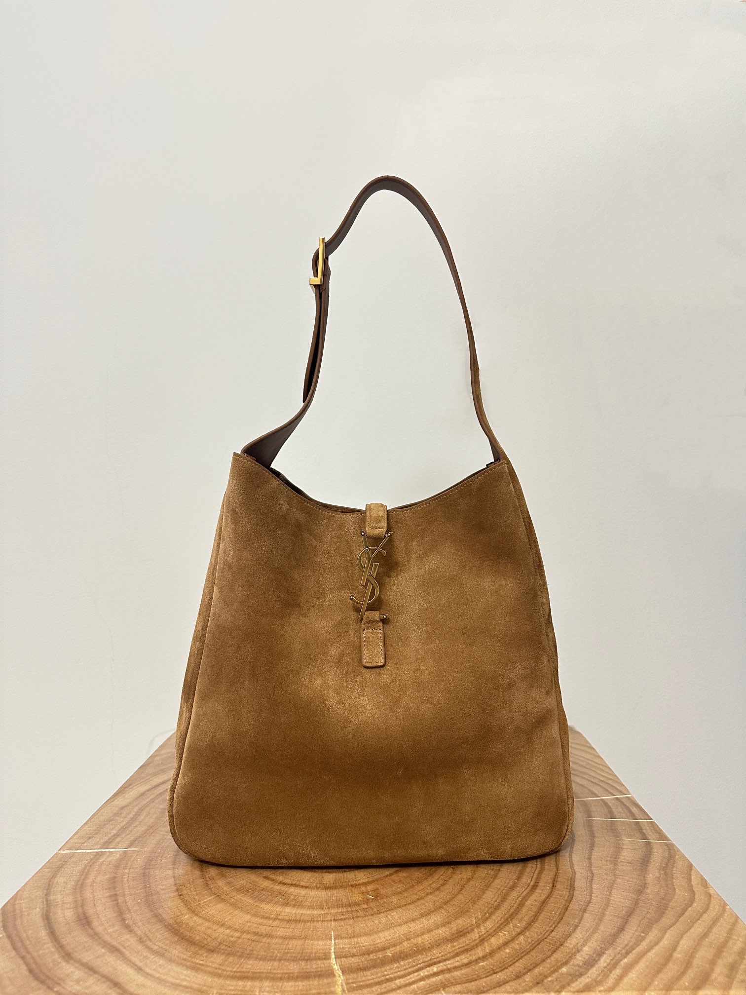 Large Le 5A7 Soft Hobo, Autumn-Winter Suede Series Underarm Bag