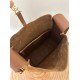 Large Le 5A7 Soft Hobo, Autumn-Winter Suede Series Underarm Bag