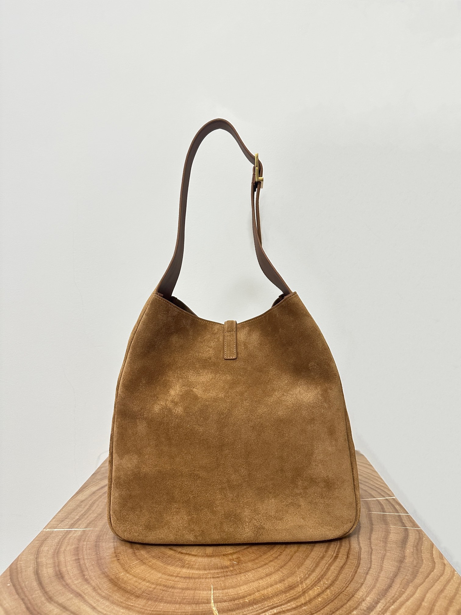 Large Le 5A7 Soft Hobo, Autumn-Winter Suede Series Underarm Bag