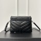 YSL LouLou Mini Shoulder Bag 20cm, Italian Calfskin