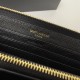 YSL Classic Long Zip Wallet, Full Leather