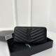 YSL Classic Long Zip Wallet, Full Leather