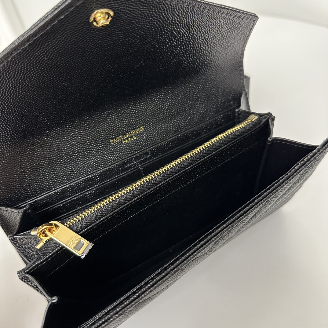 YSL Classic Button Wallet/Clutch