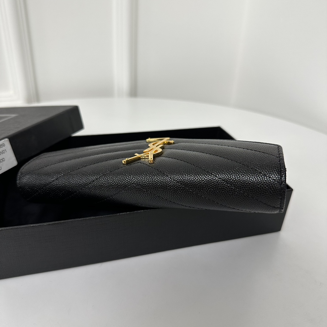 YSL Classic Button Wallet/Clutch