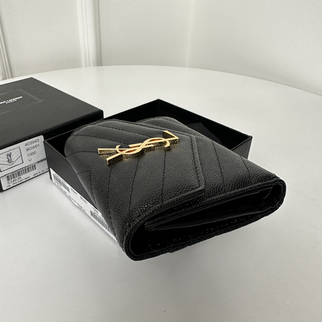 Monogram Trifold Wallet