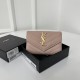 YSL Caviar Leather Wallet, Calfskin