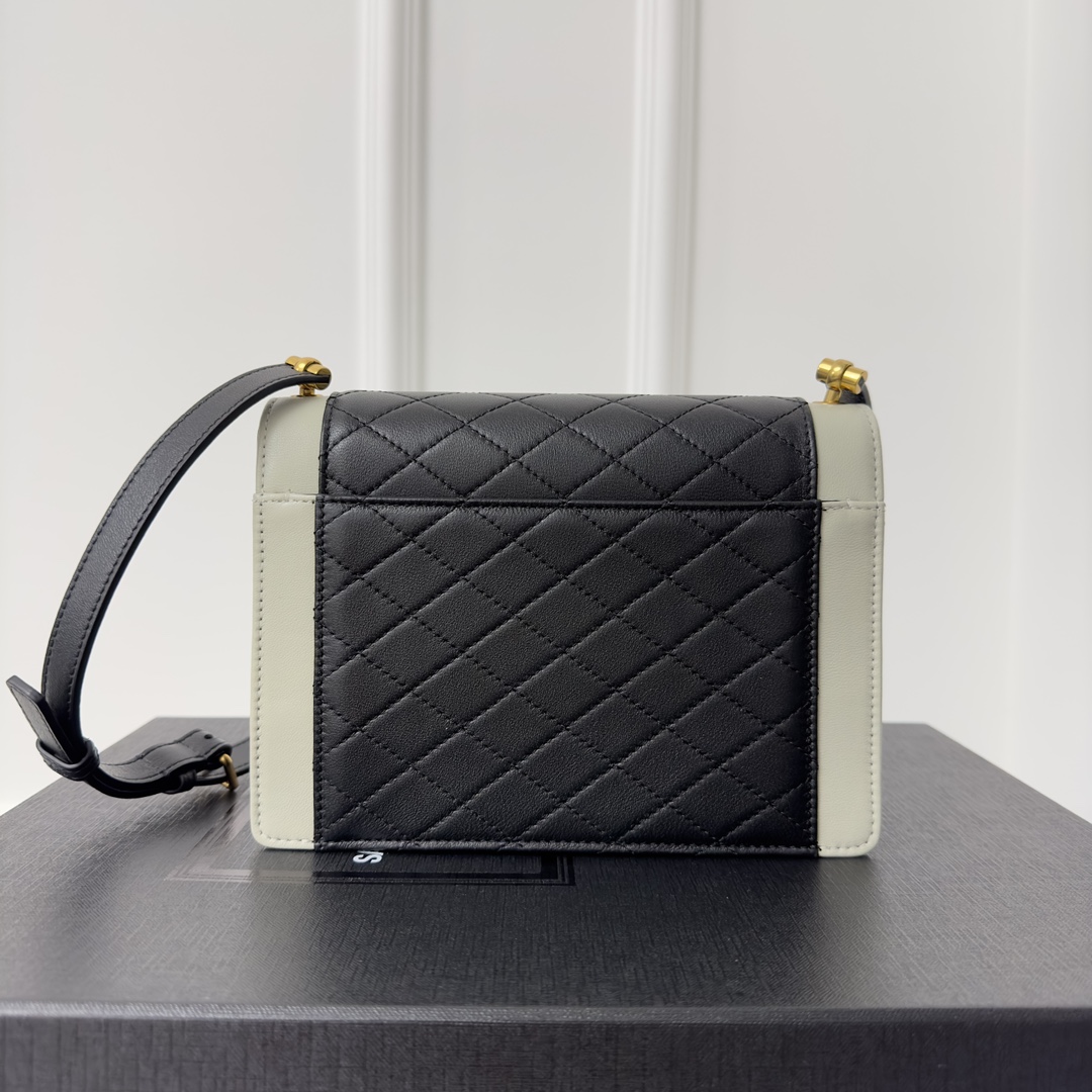 Gaby mini Stitched Leather Crossbody Bag