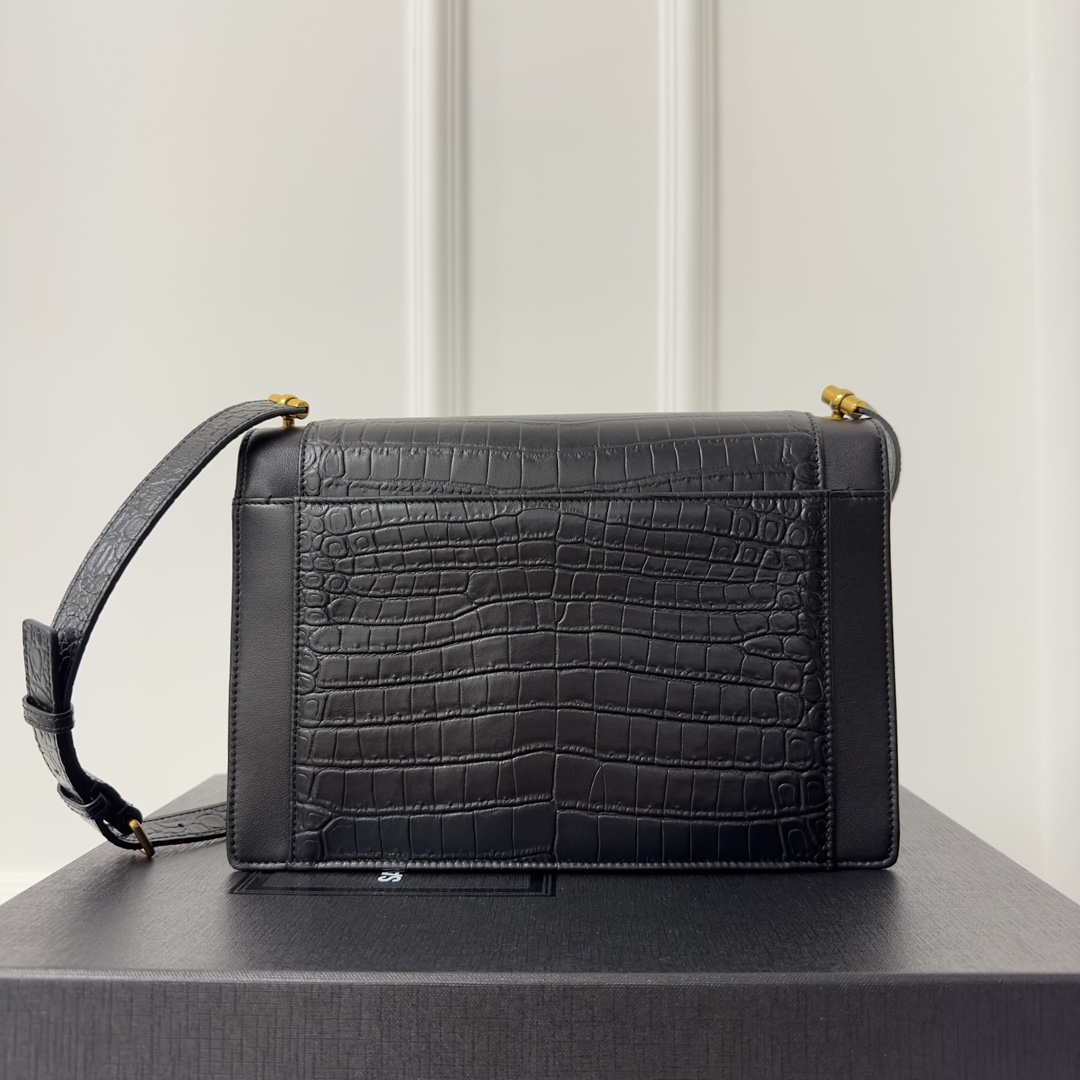 Gaby mini Stitched Leather Crossbody Bag, Lamb Leather