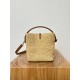 Hobo Raffia Straw Bucket Bag