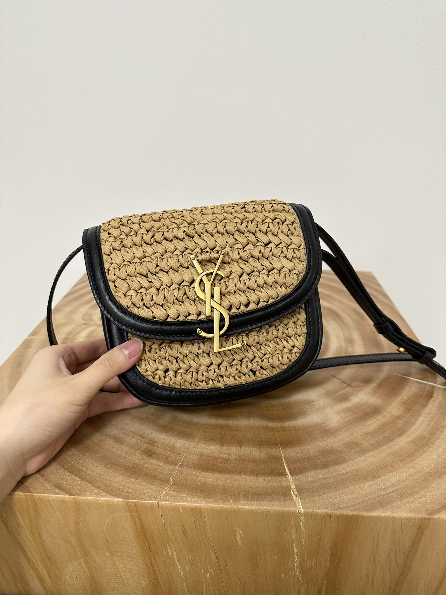 Kaia Small #18cm Weaving Saddle Bag