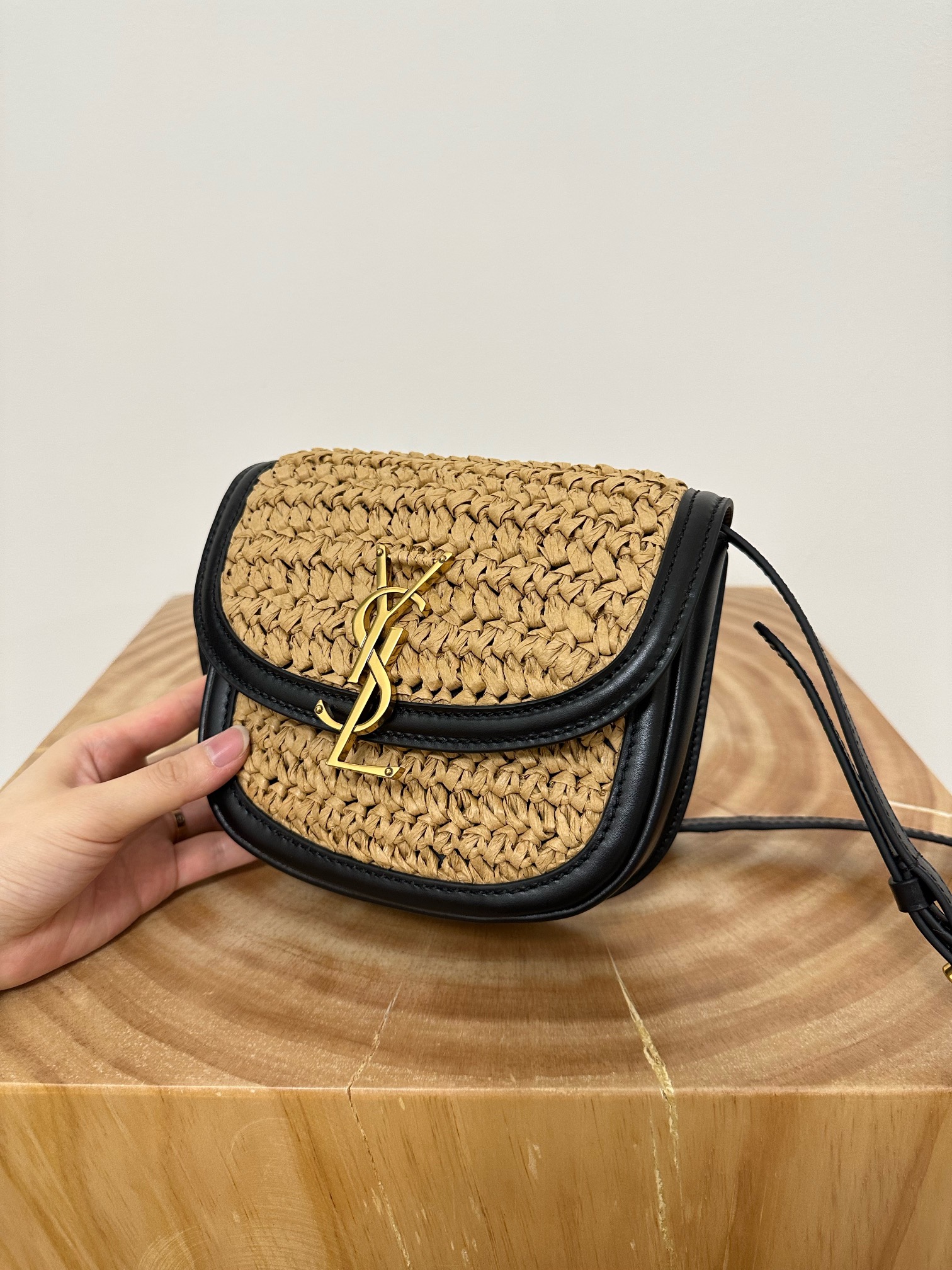 Kaia Small #18cm Weaving Saddle Bag