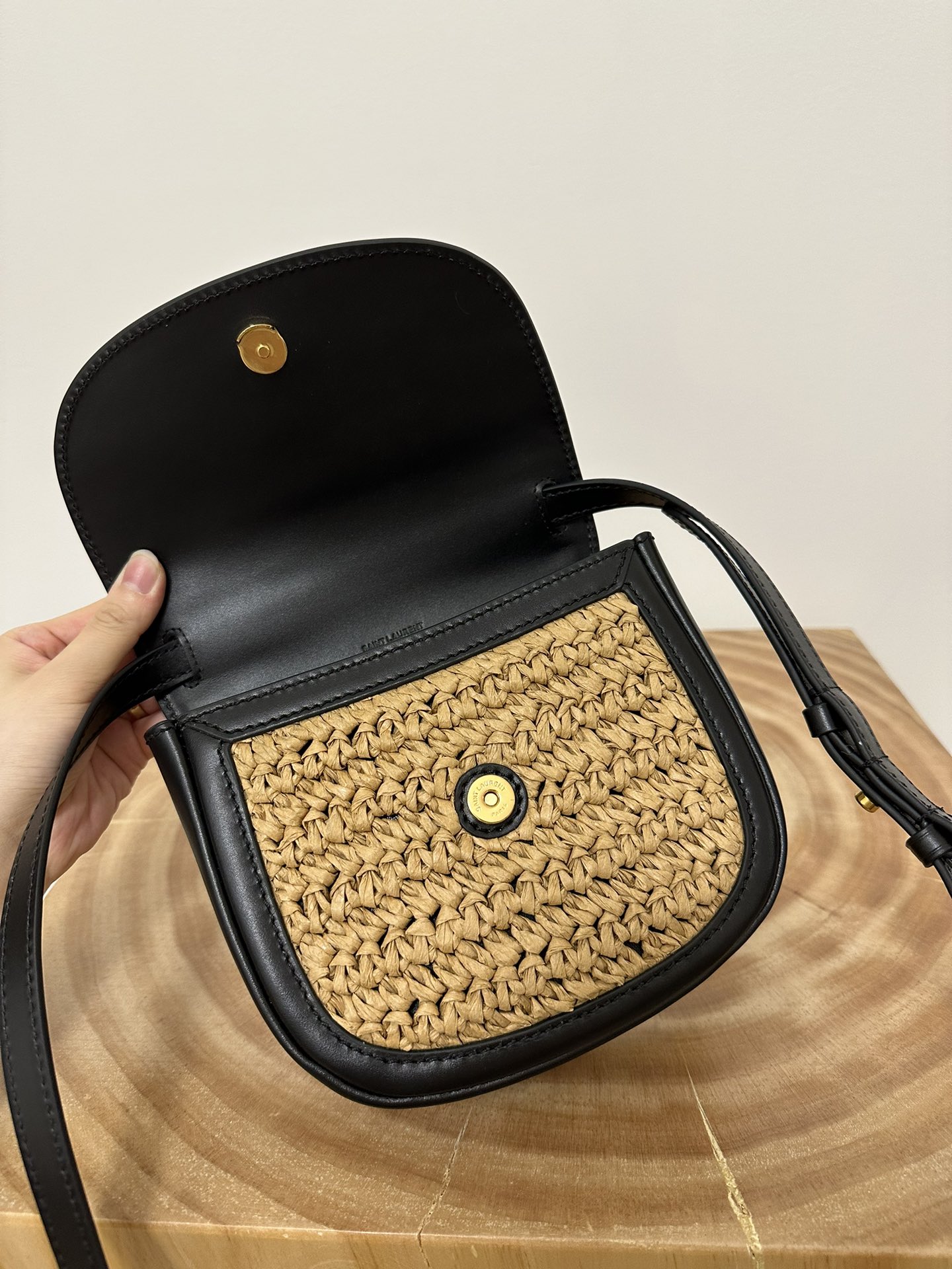 Kaia Small #18cm Weaving Saddle Bag