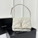 LE 57 Series YSL LE 57 Series Stitched Underarm Bag, Sheepskin with Diamond Pattern