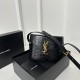 June Box YSL JUNE Stitched Sheepskin Box Bag