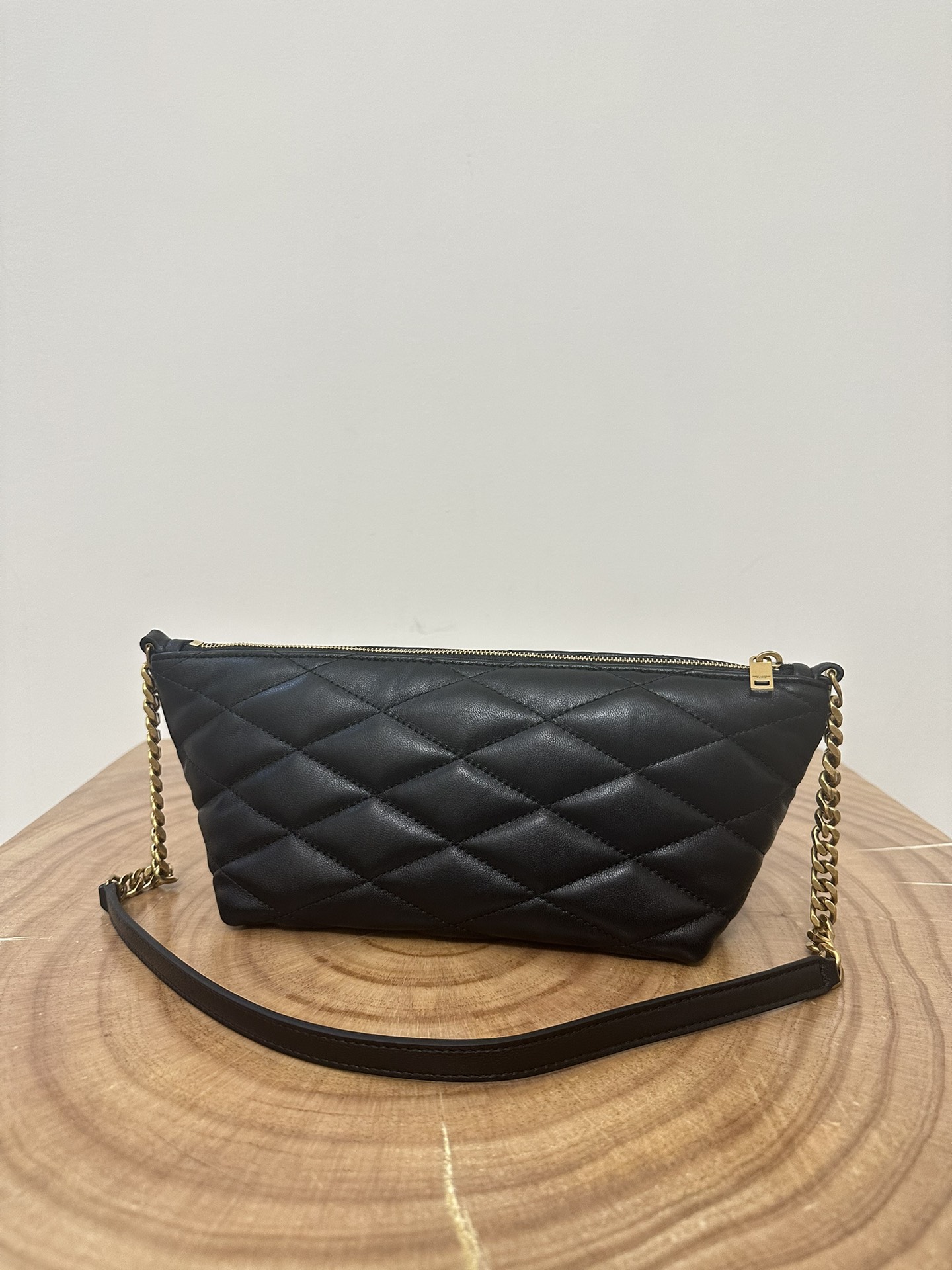 YSL ZIPPED Series Dumpling Underarm Bag Lamb Leather