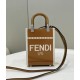 Fendi Tote Color-Block Design with Fabric Shoulder Strap Model no: 8616s