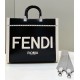 Fendi Tote Color-Block Design with Fabric Shoulder Strap Model no: 8616