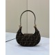 FENDI Mini Horn Crescent Bag FF Monogram Series Model no: 8556A