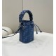 Mini Bucket Bag Denim Embroidered Double F Logo Model no: 038D