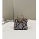 Micor Python Leather Tote with Full Steel Decoration Model no: 80063