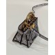 Micor Python Leather Tote with Full Steel Decoration Model no: 80063