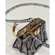 Micor Python Leather Tote with Full Steel Decoration Model no: 80063