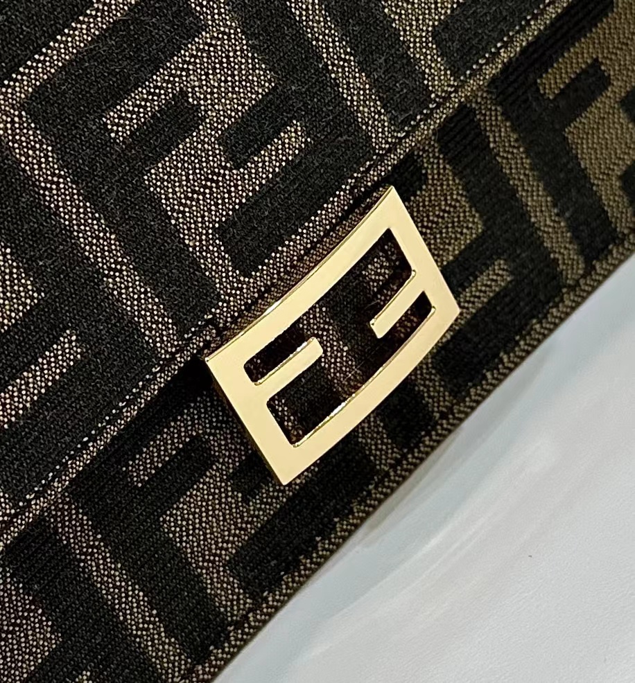 FENDI Baguette Chain Bag, Classic FF Fabric Model no: 8638