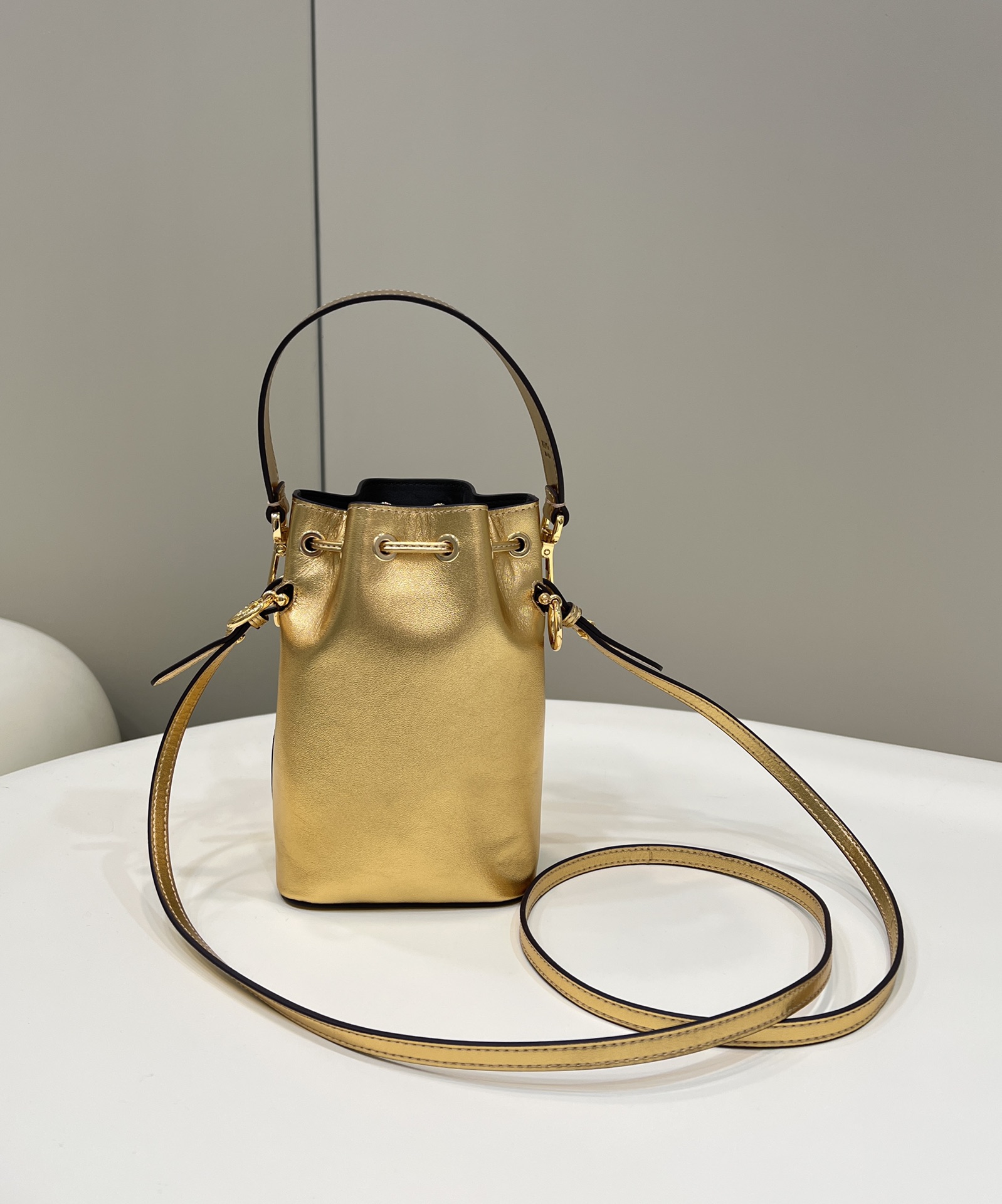 FENDI Mon Tresor Mini Bucket Bag, Calfskin Model no: 8557