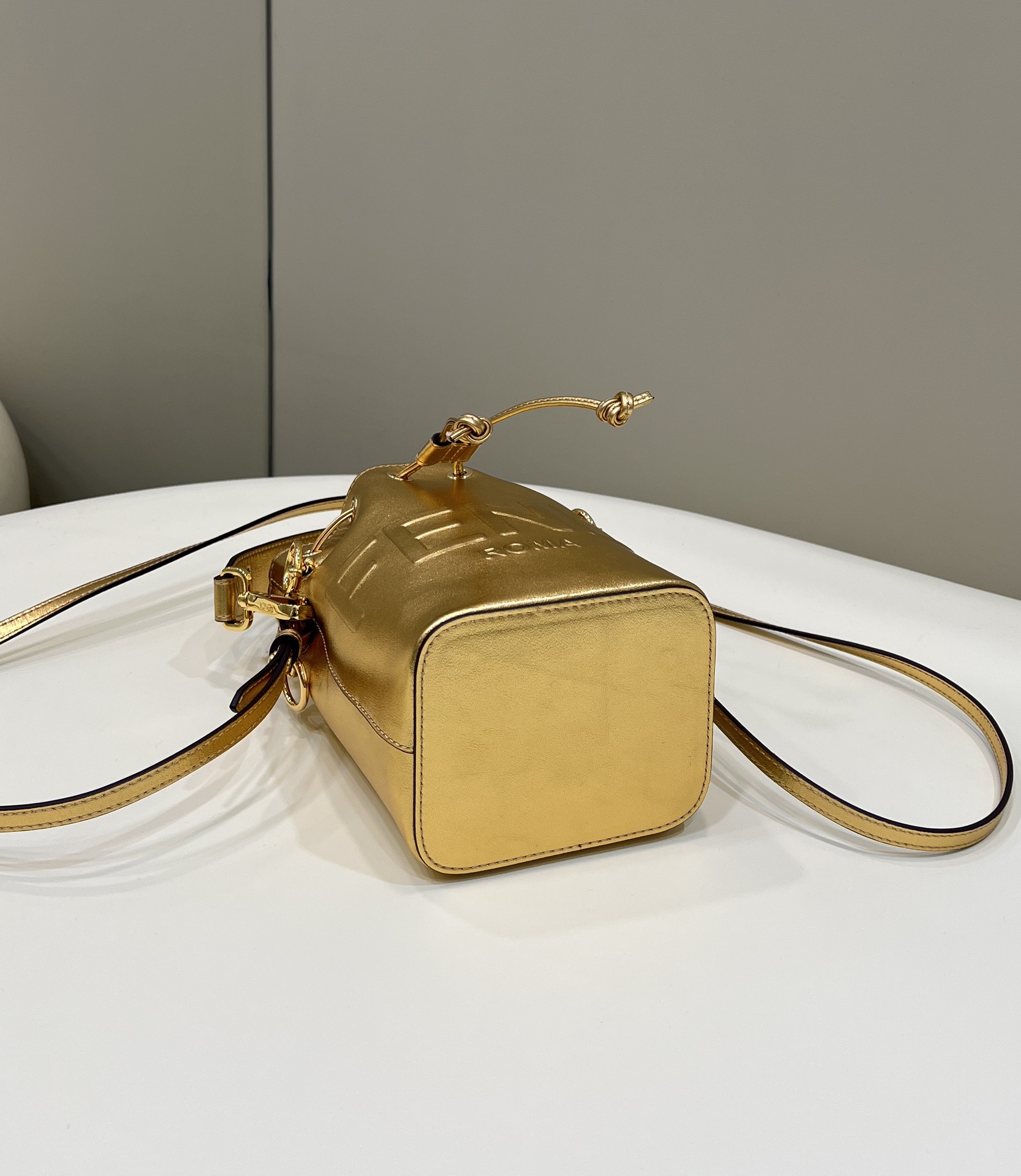 FENDI Mon Tresor Mini Bucket Bag, Calfskin Model no: 8557