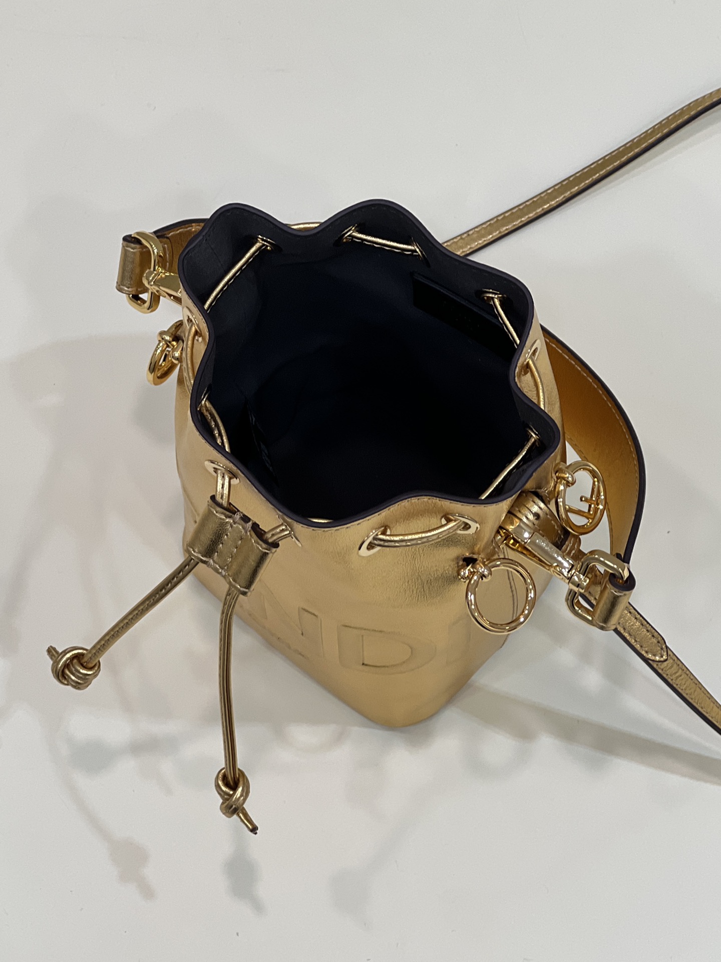 FENDI Mon Tresor Mini Bucket Bag, Calfskin Model no: 8557