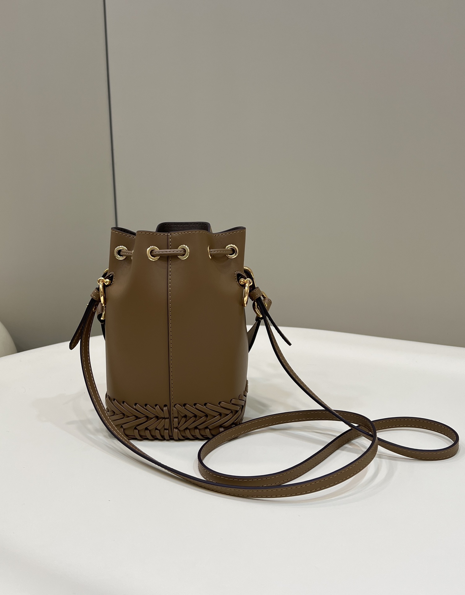 All Leather Mini Bucket Bag Model no: 8537