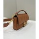 Baguette Flap Crossbody Handbag, Sheepskin Model no: 0135A