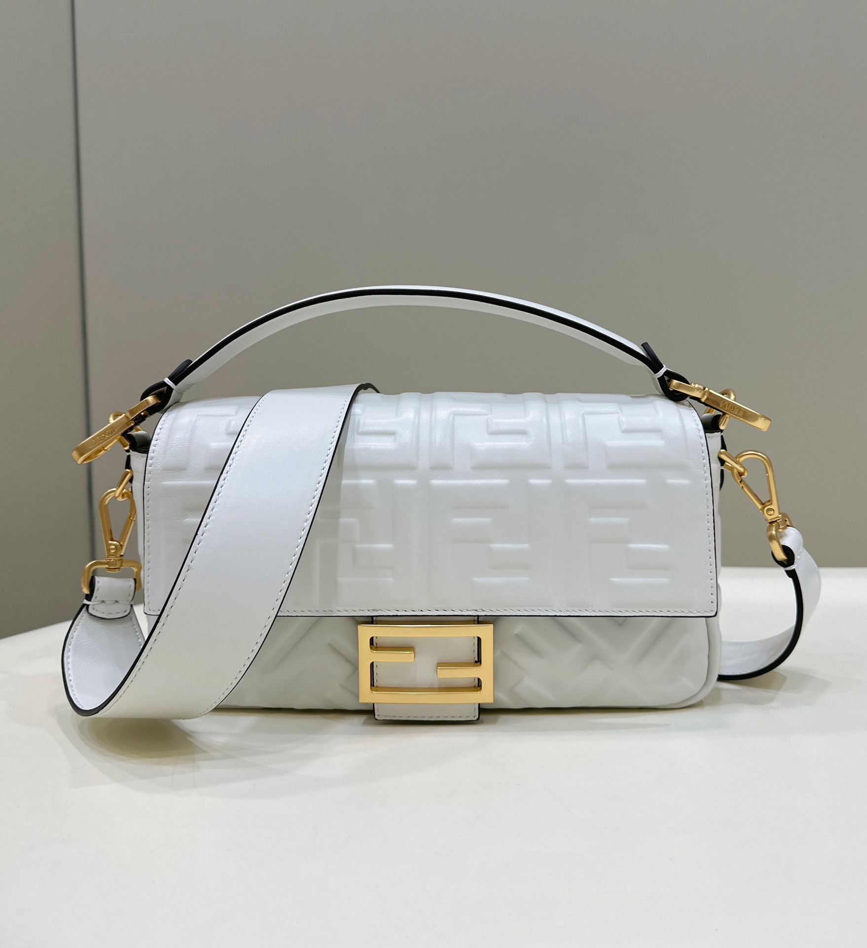 Baguette Flap Crossbody Handbag, Sheepskin Model no: 0135M