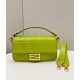 Baguette Flap Crossbody Handbag, Sheepskin Model no: 0135AM