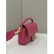 Baguette Flap Crossbody Handbag, Sheepskin Model no: 0135A