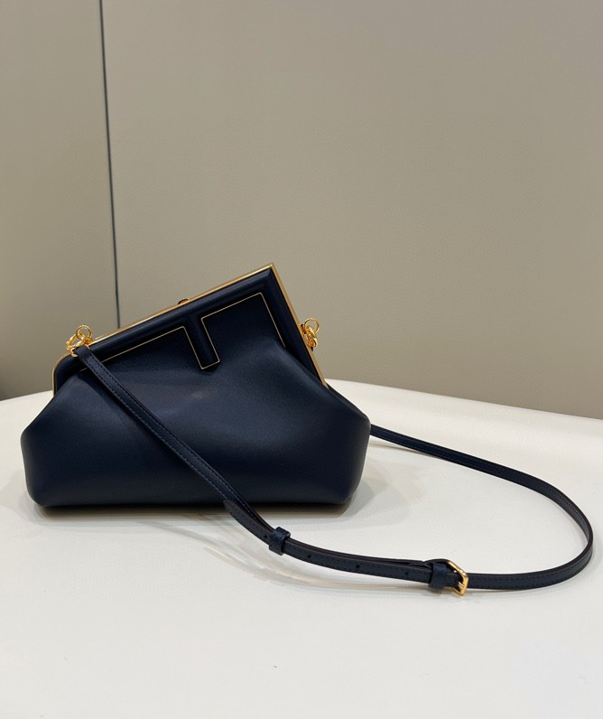 Fendi First Series, Soft Leather, Soft Lamb Wool Shoulder Strap Sold Separately Model no: 80018m