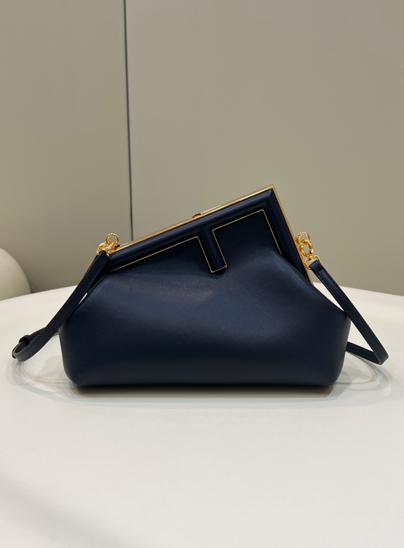 Fendi First Series, Soft Leather, Soft Lamb Wool Shoulder Strap Sold Separately Model no: 80018m