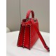 PEEKABOO Small Handbag, Calfskin, Exquisite Hand-Sewn Stitching Model no: 80013