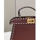 PEEKABOO Small Handbag, Calfskin, Exquisite Hand-Sewn Stitching Model no: 80013