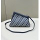 FENDI First Sight Handbag, Blue and White All Leather Handcrafted Weave Model no: 80103A