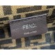 FENDI First Sight Handbag, Blue and White All Leather Handcrafted Weave Model no: 80103A