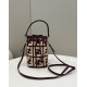 FENDI Mon Tresor Mini Bucket Bag, Raffia Handcrafted Weave Model no: 8278