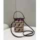 FENDI Mon Tresor Mini Bucket Bag, Raffia Handcrafted Weave Model no: 8278