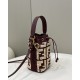 FENDI Mon Tresor Mini Bucket Bag, Raffia Handcrafted Weave Model no: 8278