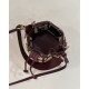 FENDI Mon Tresor Mini Bucket Bag, Raffia Handcrafted Weave Model no: 8278