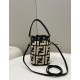 FENDI Mon Tresor Mini Bucket Bag, Raffia Handcrafted Weave Model no: 8278